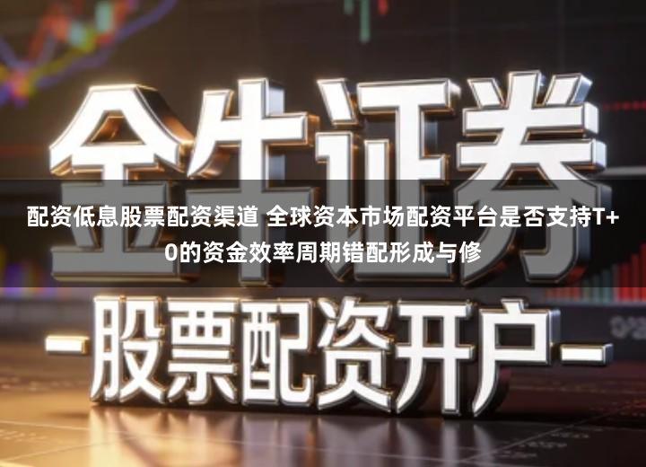 配资低息股票配资渠道 全球资本市场配资平台是否支持T+0的资金效率周期错配形成与修